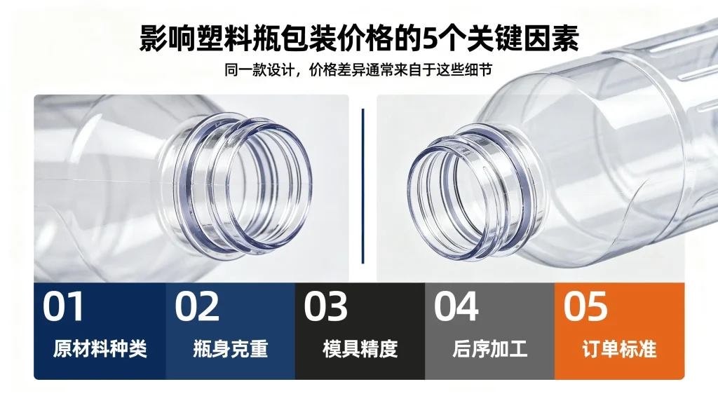 影响塑料瓶包装价格的5个关键因素