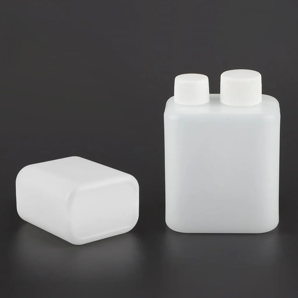 HDPE 250ml 双瓶口方12