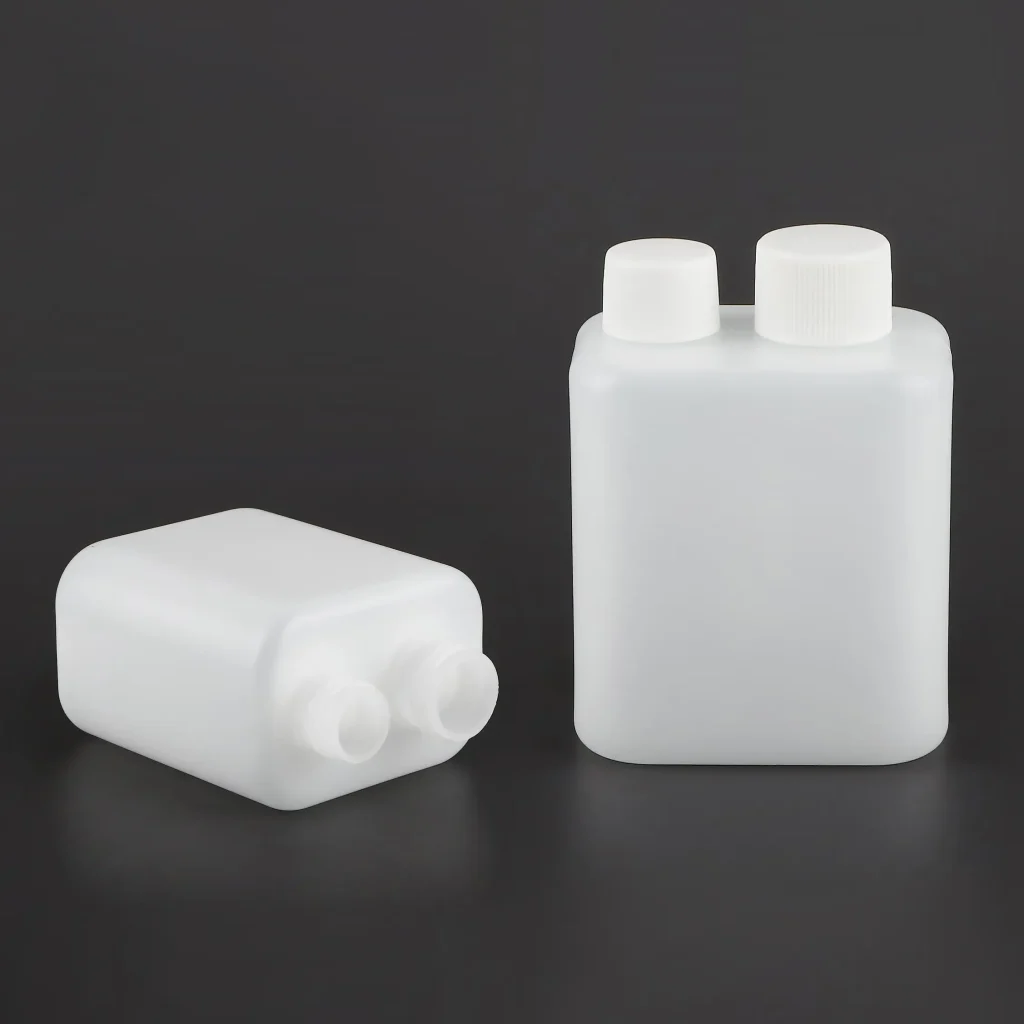 HDPE 250ml 双瓶口方13