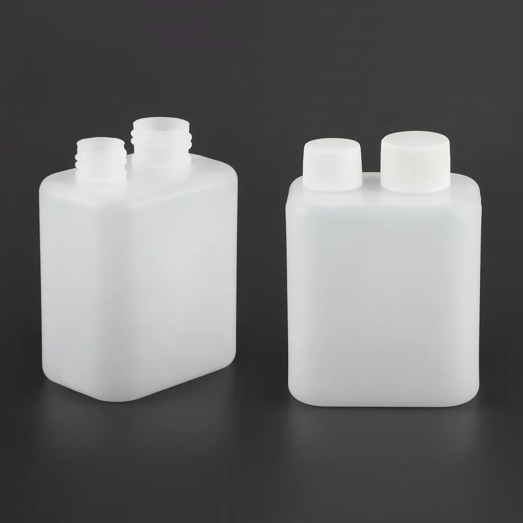 HDPE 250ml 双瓶口方14