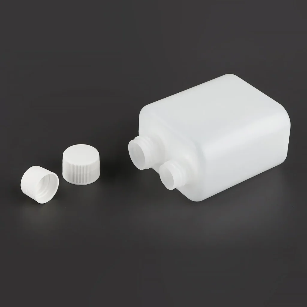 HDPE 250ml 双瓶口方4